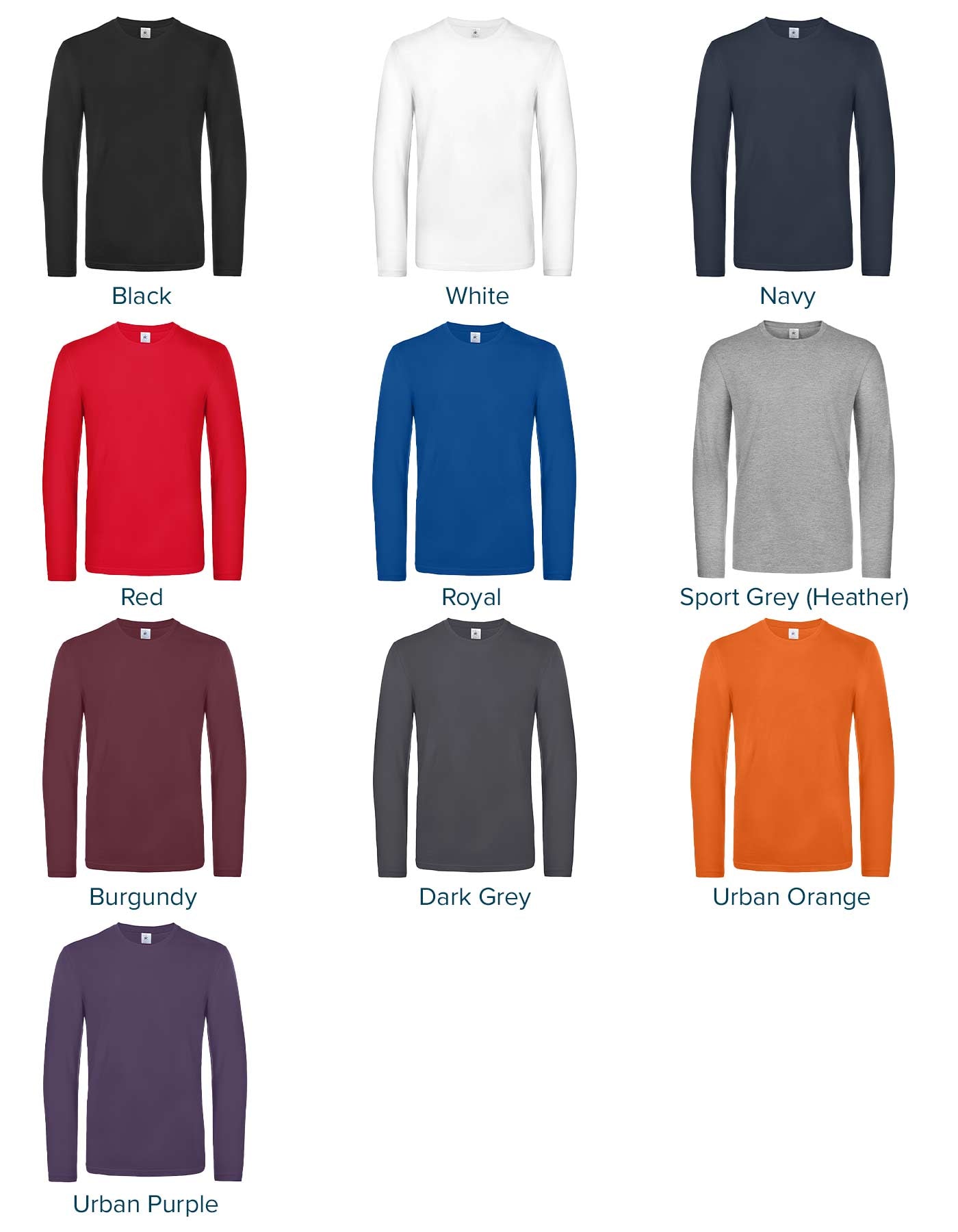 T-Shirt #E190 Long Sleeve