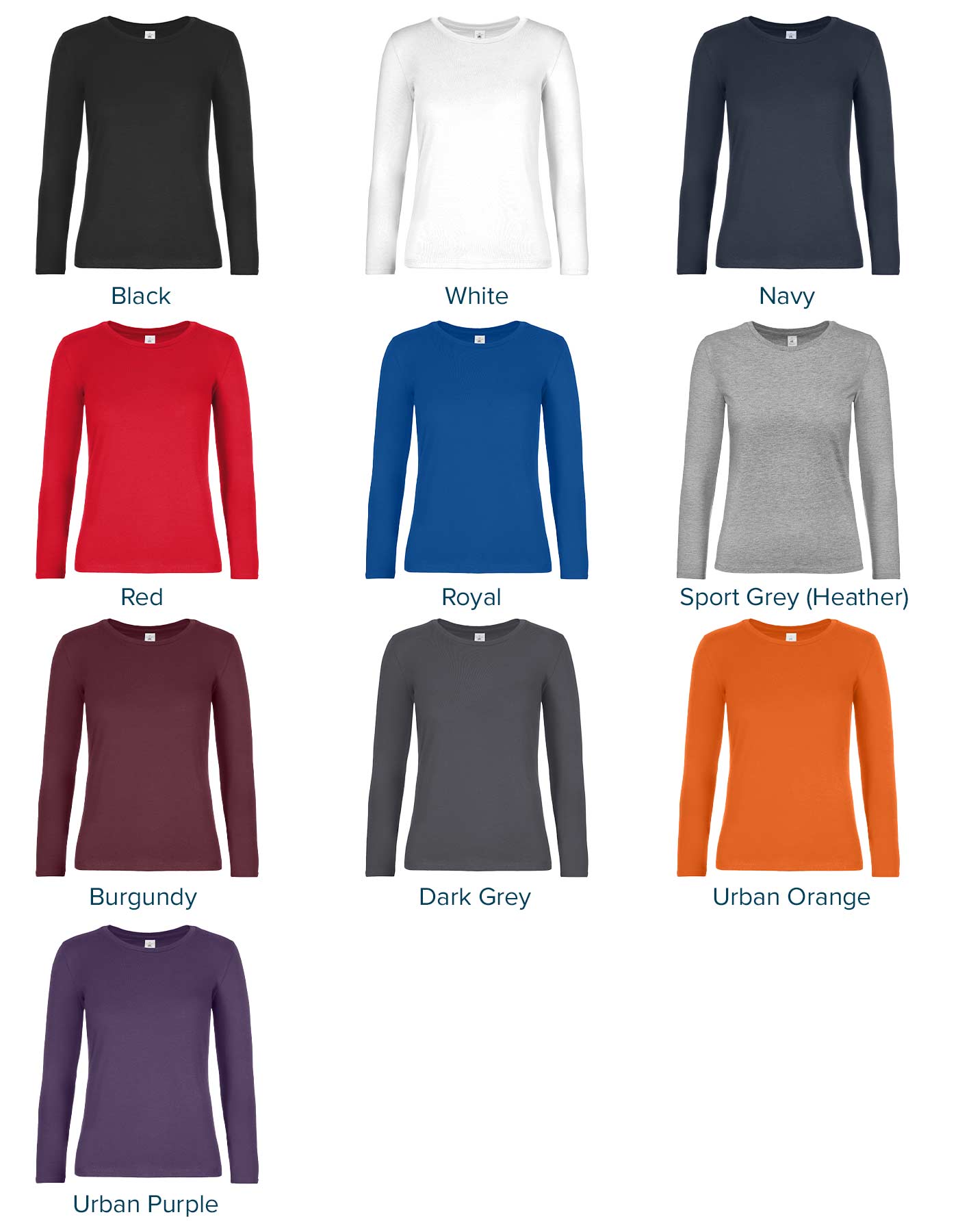Women´s T-Shirt #E190 Long Sleeve