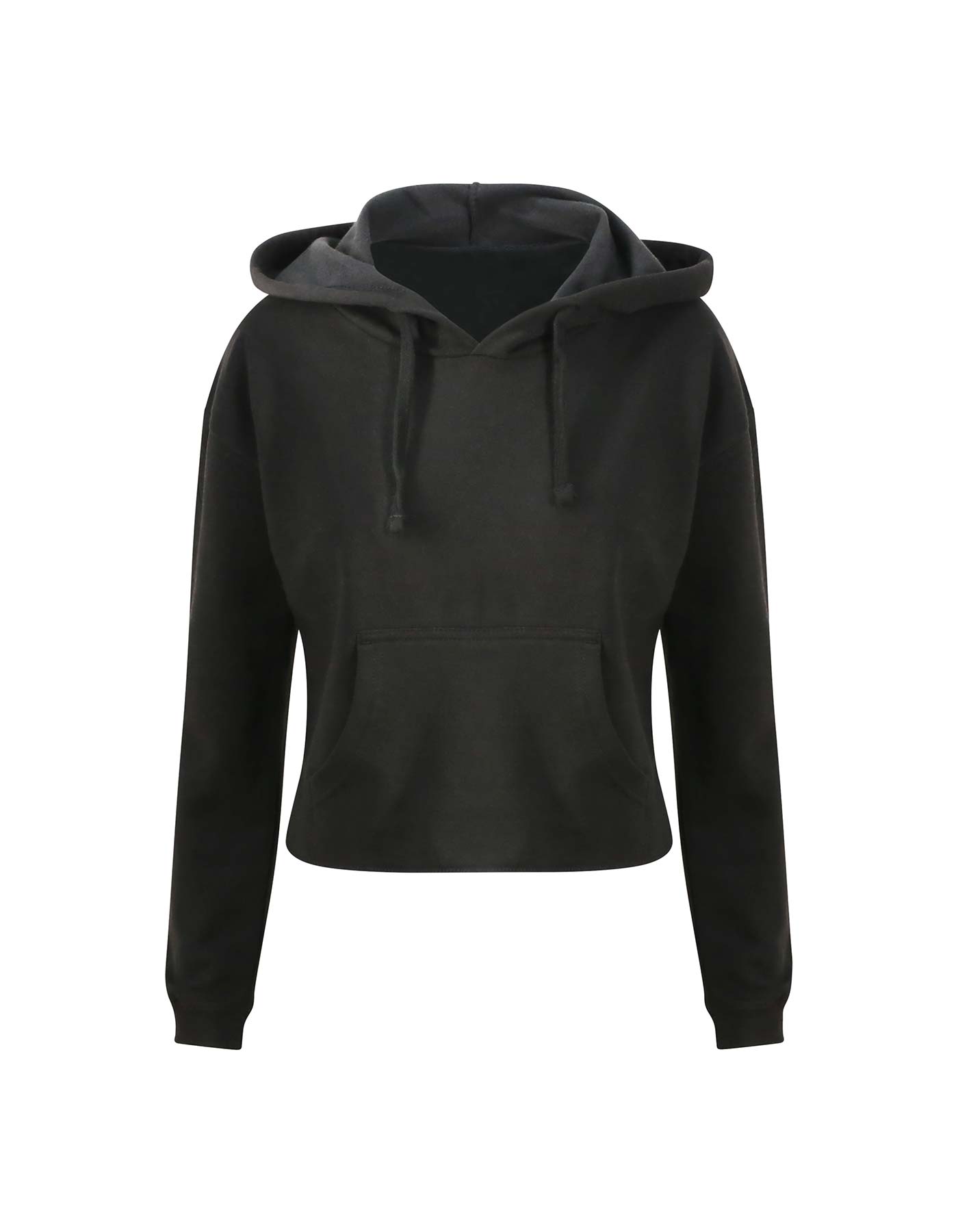 Sweat à capuche court pour femme