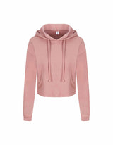 Sweat à capuche court pour femme