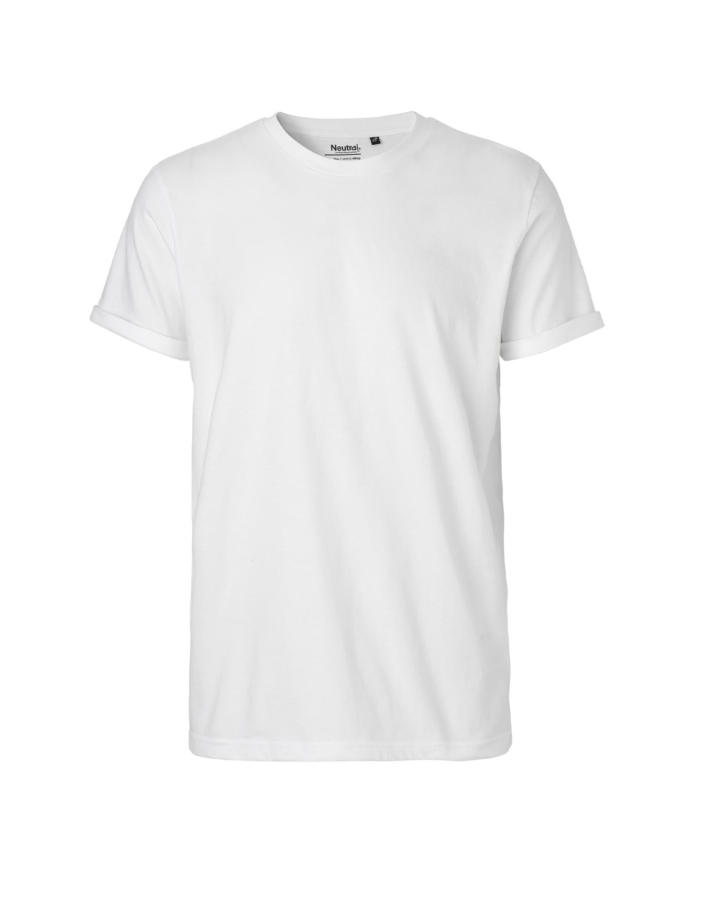 Mens Roll Up Sleeve T-Shirt