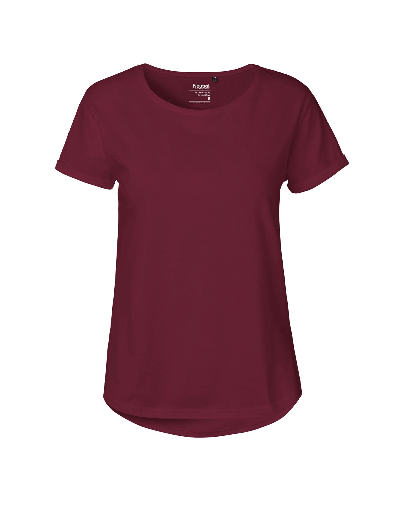 Ladies Roll Up Sleeve T-Shirt