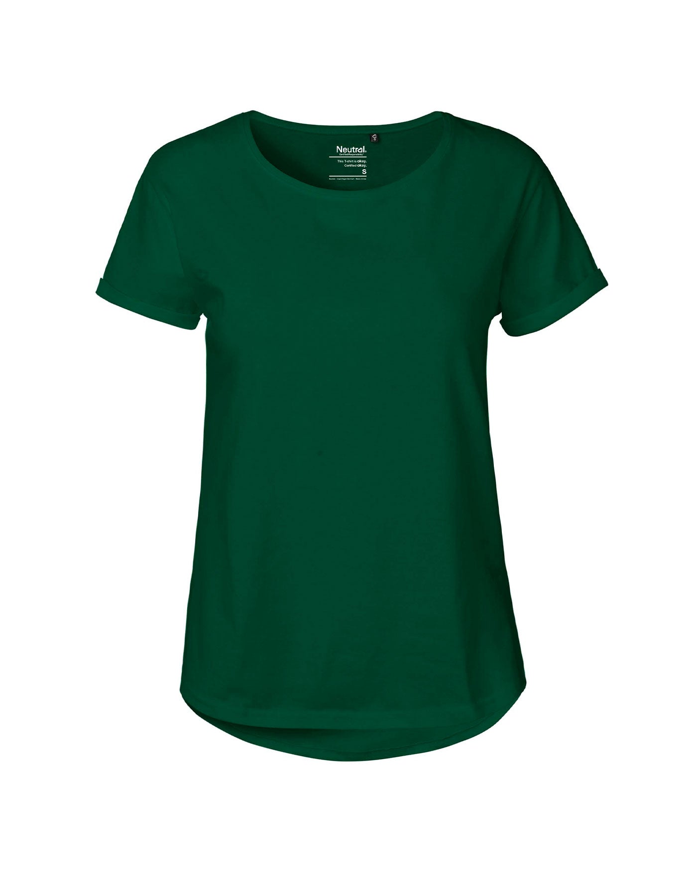 Ladies Roll Up Sleeve T-Shirt