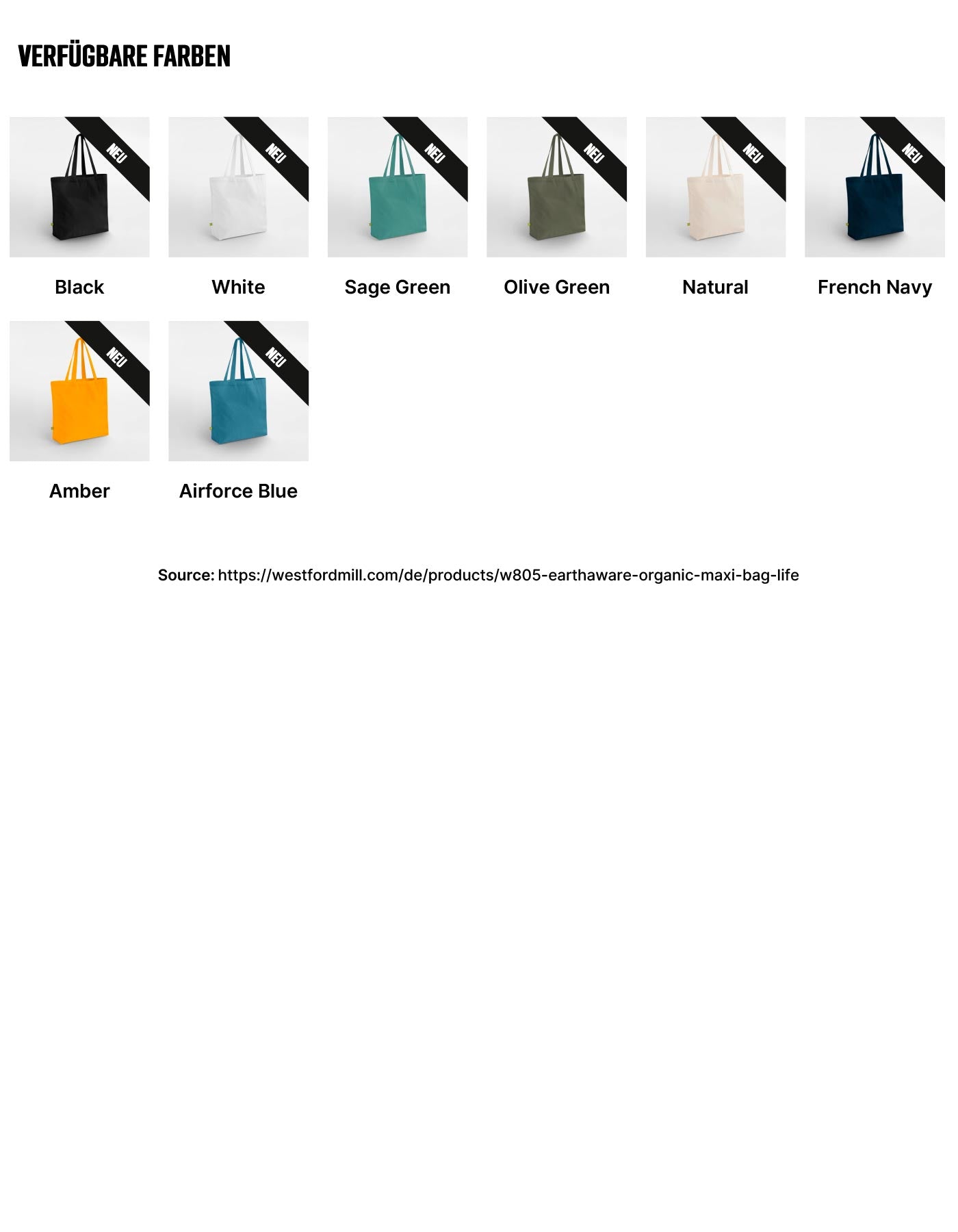 EarthAware® - Grand sac de courses réutilisable