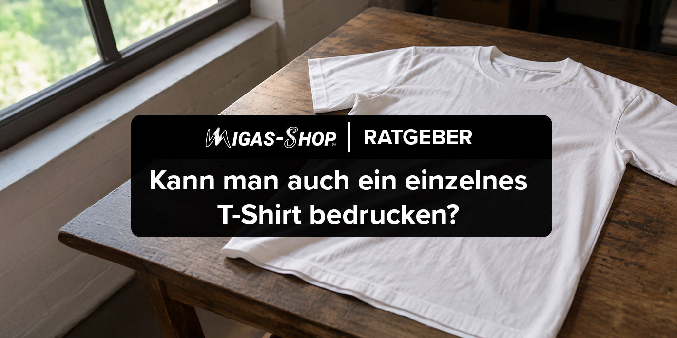 (Wie) Kann man ein einzelnes T-Shirt bedrucken?