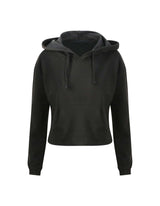 Sweat à capuche court pour femme
