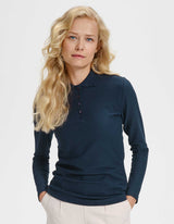 Women Pique Polo LS 231