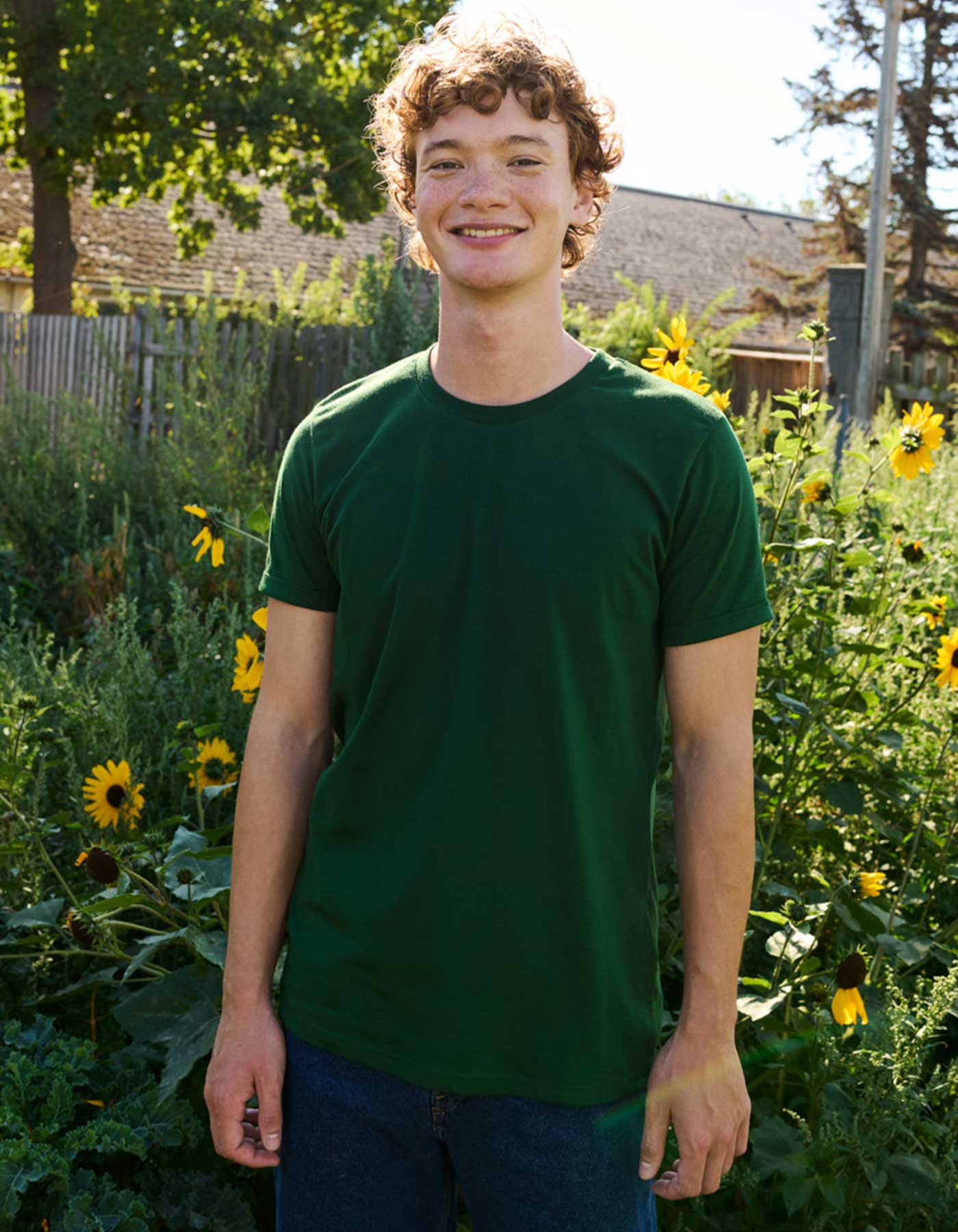 Mens Roll Up Sleeve T-Shirt