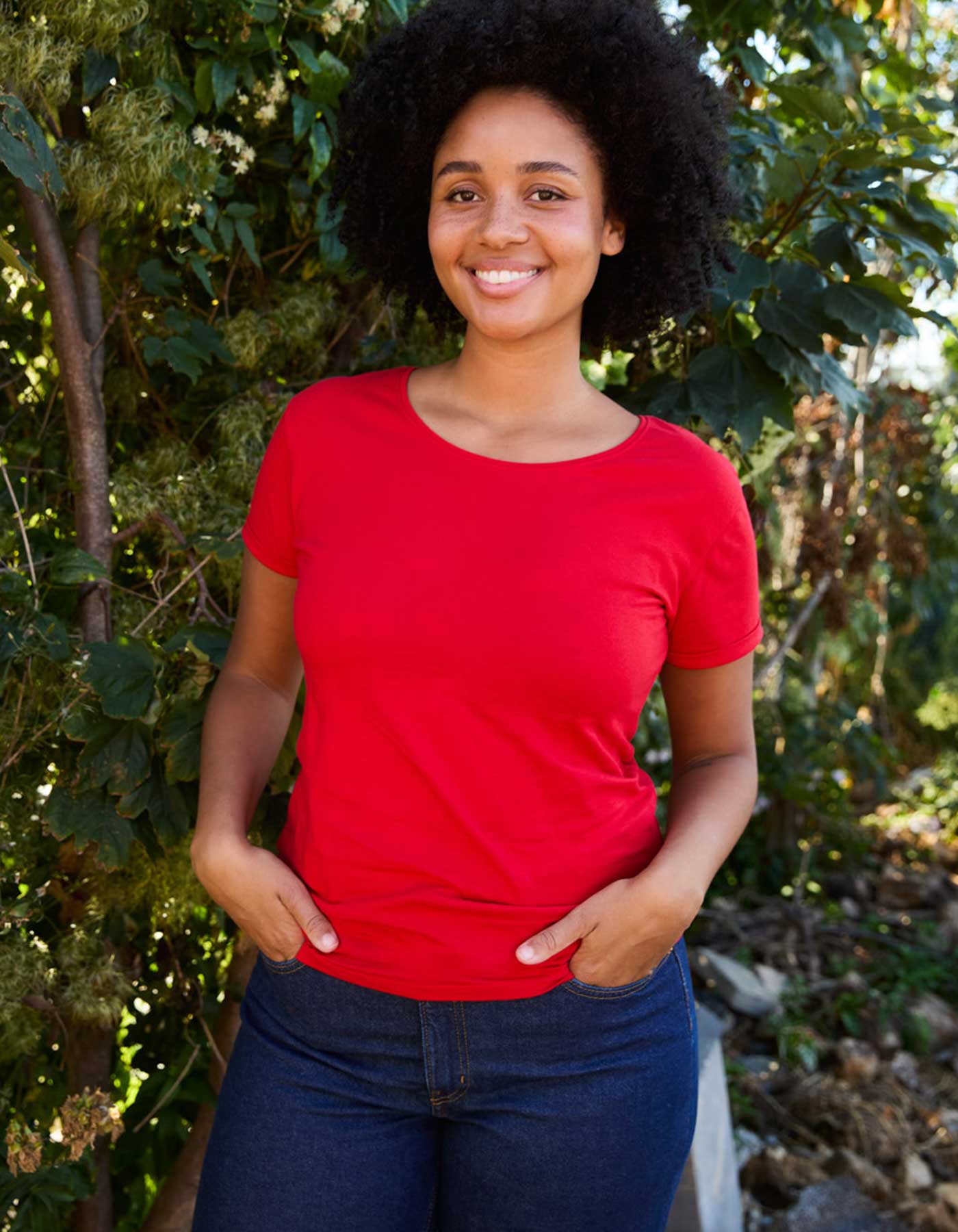 Ladies Roll Up Sleeve T-Shirt
